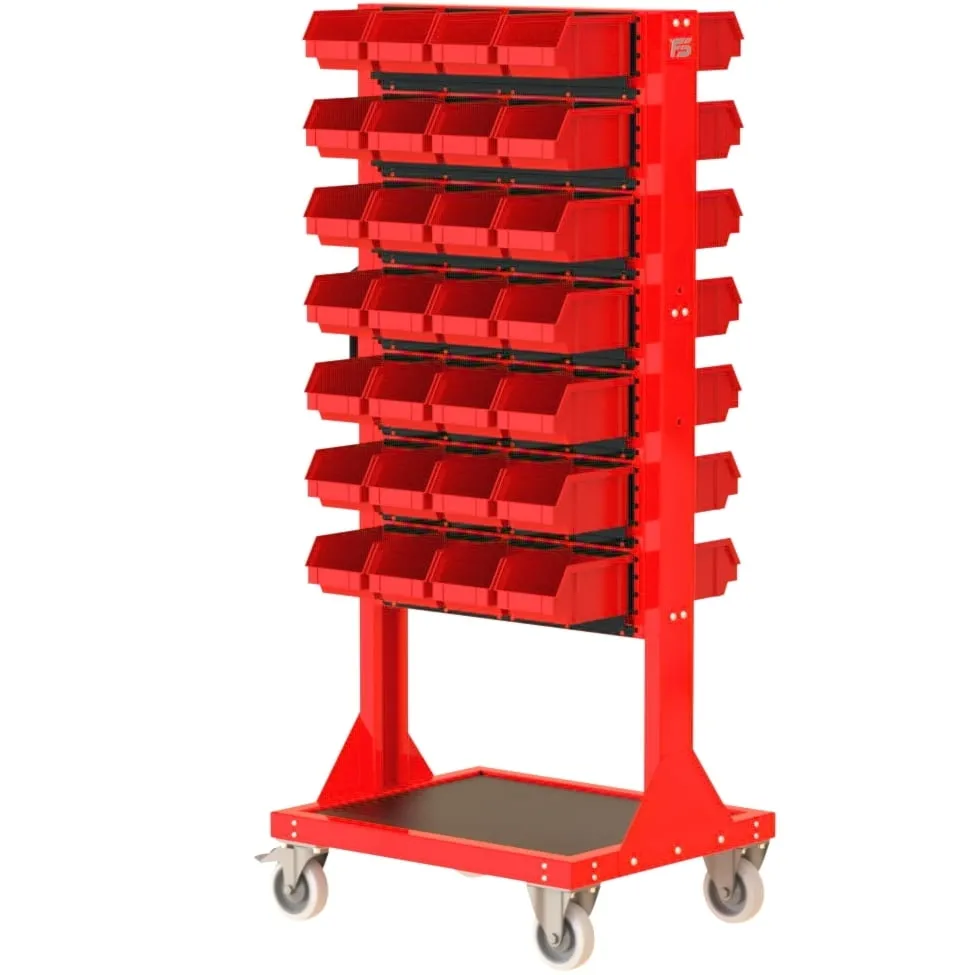 ST 70-21-P3 Stojak Narzędziowy w zestawie z listwami oraz pojemnikami