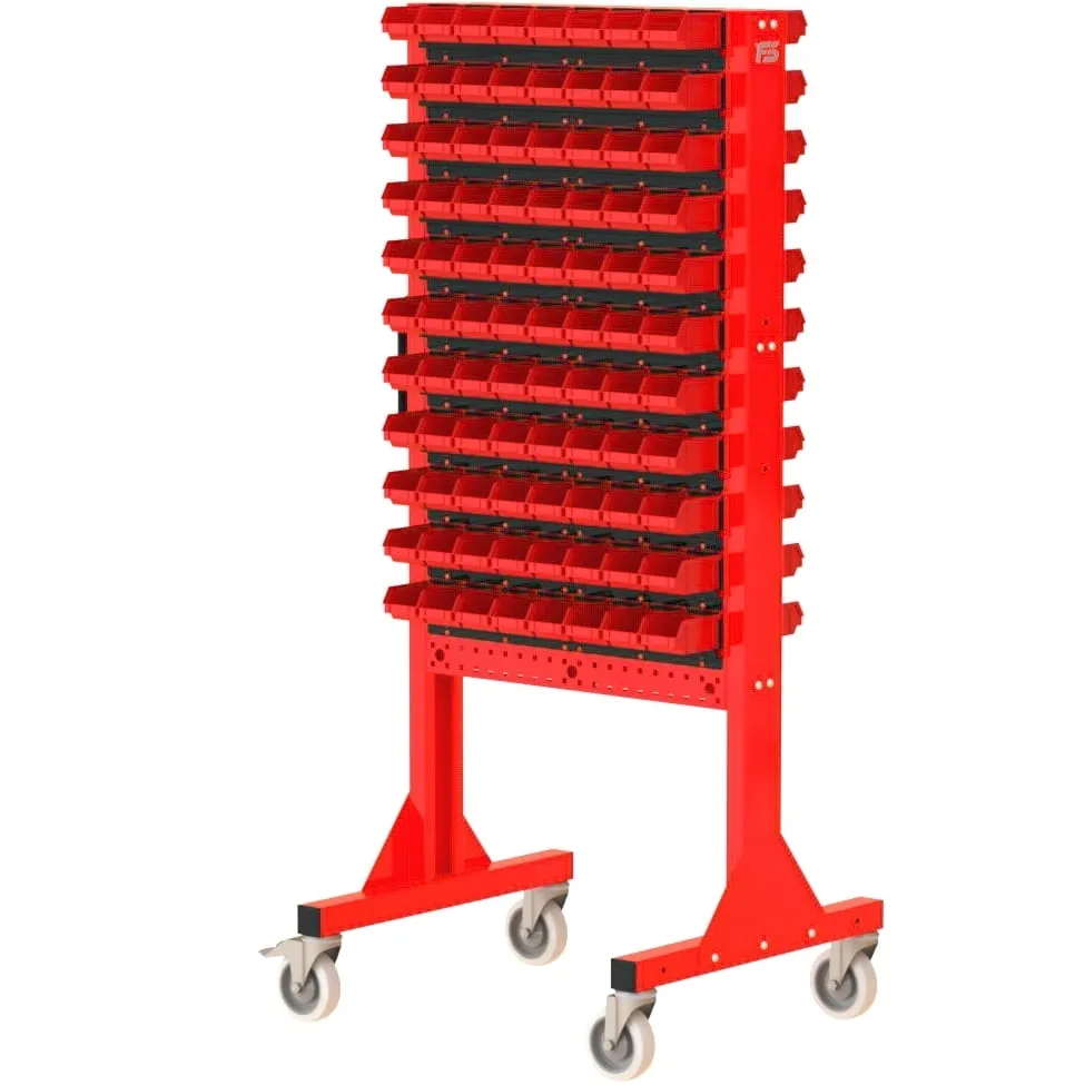 ST 70-22-P1 Stojak Narzędziowy w zestawie z listwami oraz pojemnikami