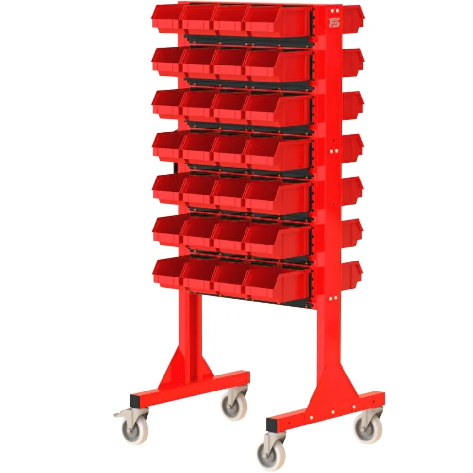 ST 70-22-P3 Stojak Narzędziowy w zestawie z listwami oraz pojemnikami