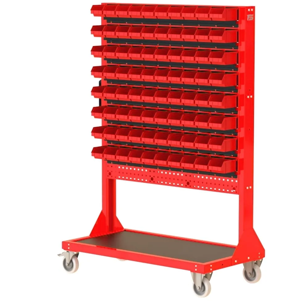 ST 110-11-P2 Stojak Narzędziowy w zestawie z listwami oraz pojemnikami