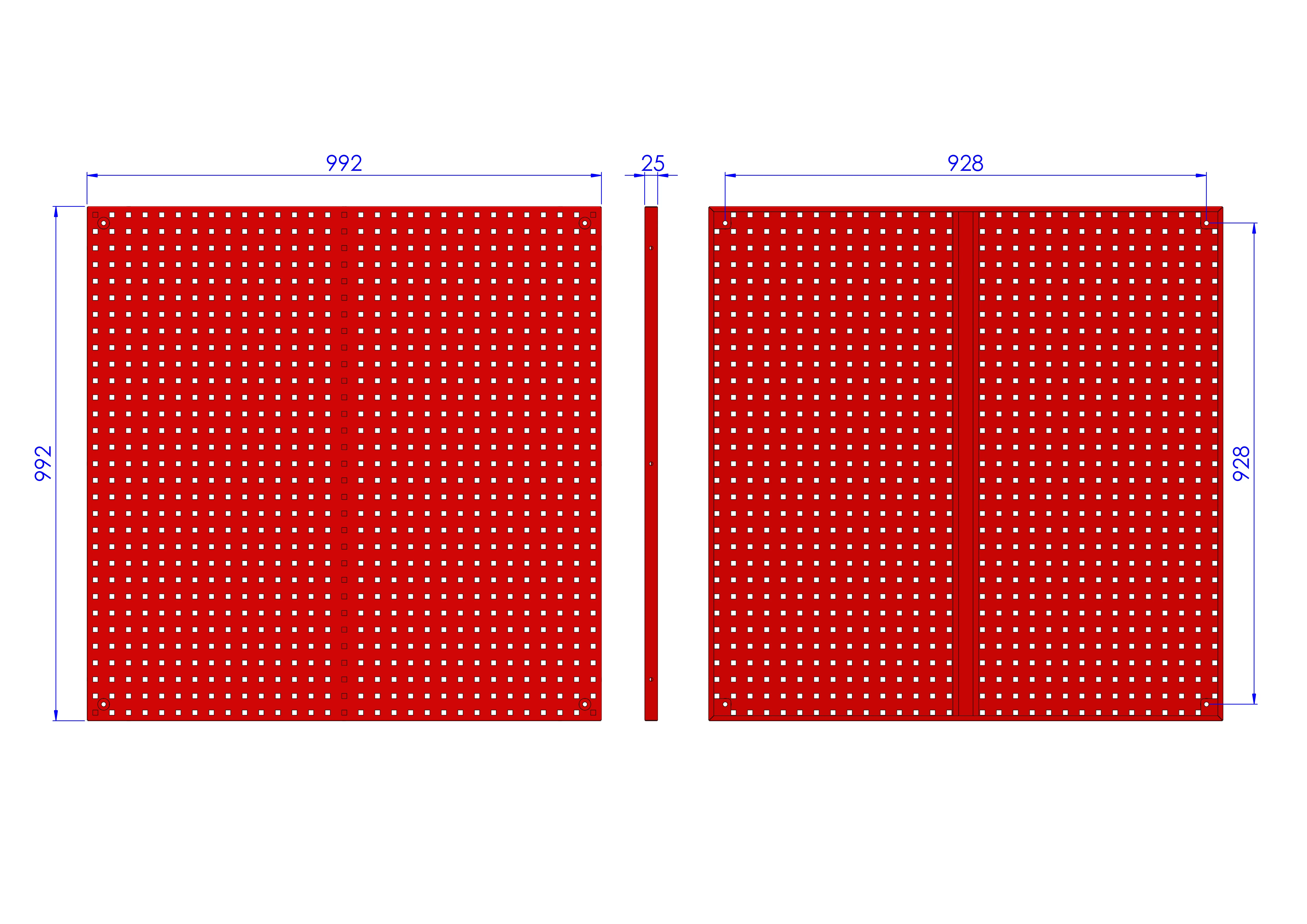 Płyta / tablica perforowana N-4-04-07