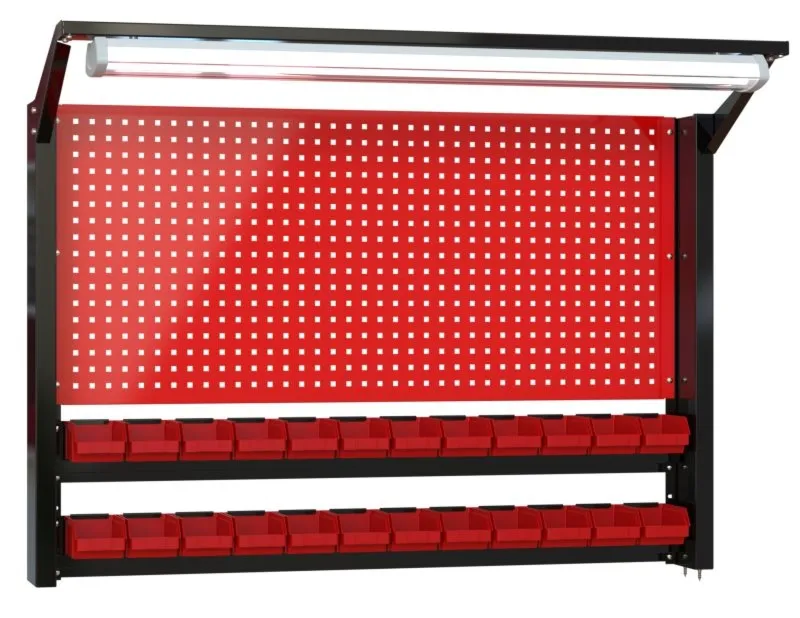 N-4-08-04 Tablica na narzędzia 920mm X 1350mm X 135mm z oświetleniem