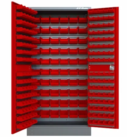 M-3-01-01 Metalowa szafa warsztatowa z pojemnikami