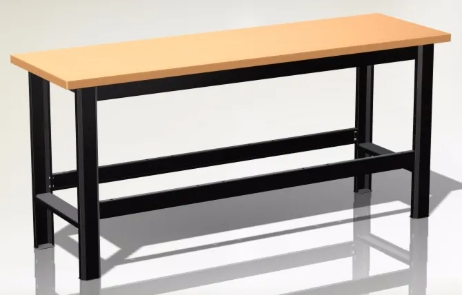 N-3-00-01 STÓŁ WARSZTATOWY PODSTAWOWY BLAT SKLEJKA 40mm (SZER. BLATU 1960 mm)