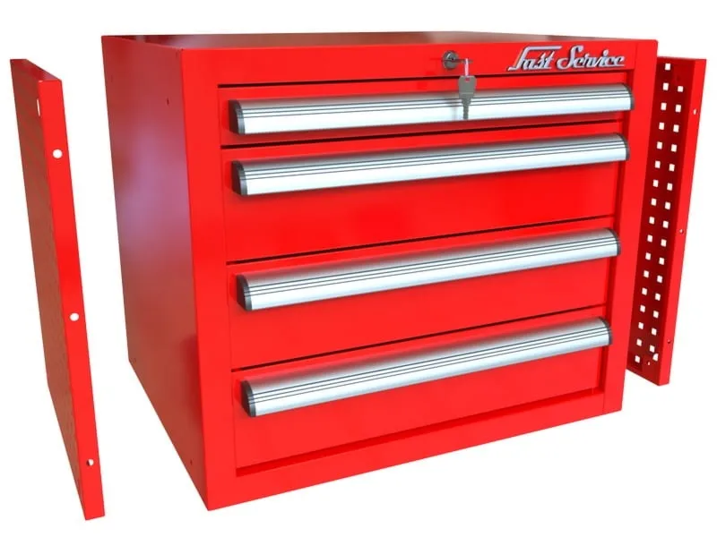 Szafka do stołu warsztatowego - moduł z 4 szufladami - P-1-06-01