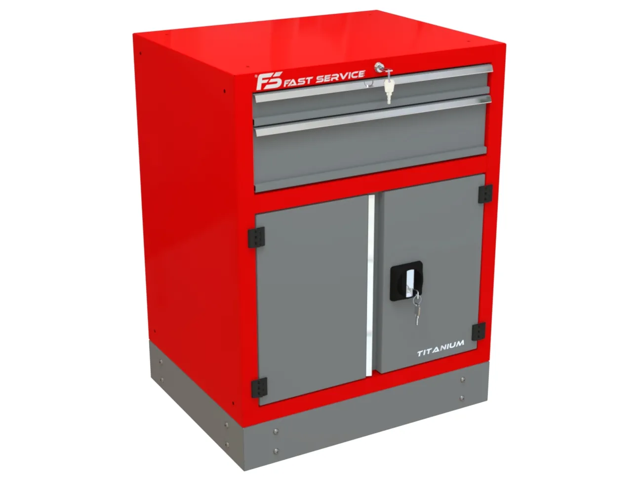 Szafka warsztatowa z 2 szufladami i drzwiami – T-31