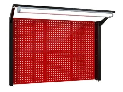 N-4-10-04 Tablica na narzędzia z samą kratownicą i oświetleniem