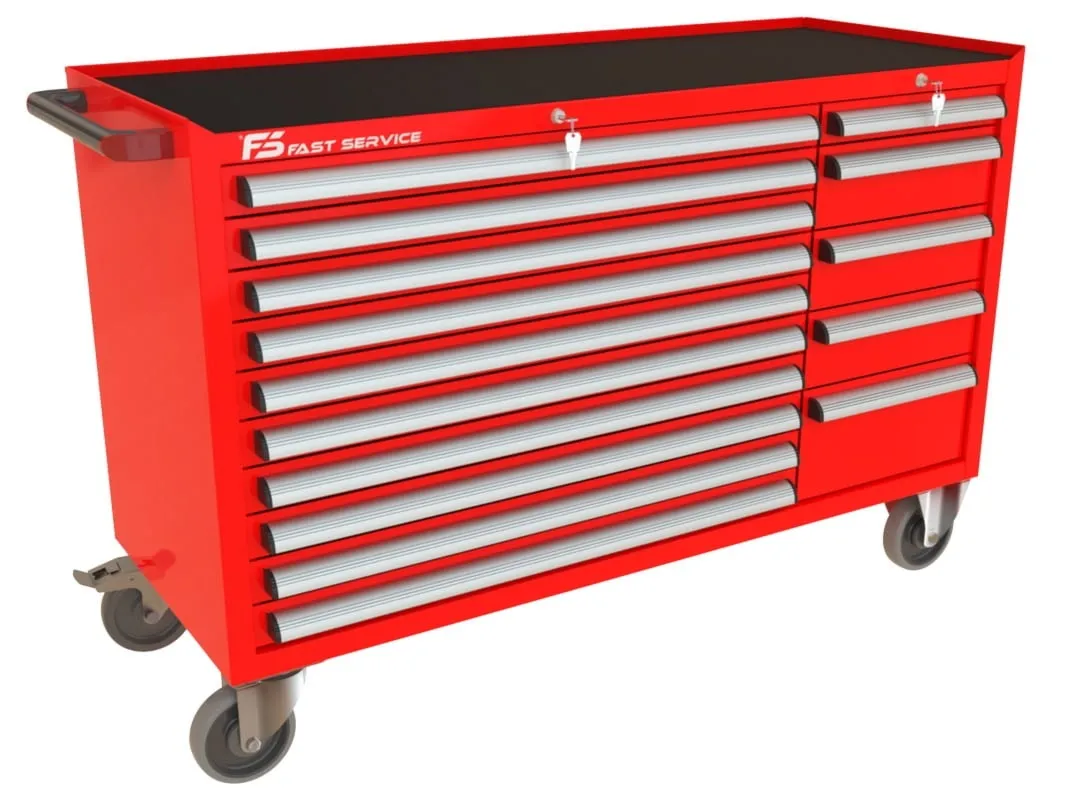 Wózek warsztatowy MEGA z 15 szufladami PM-210-21