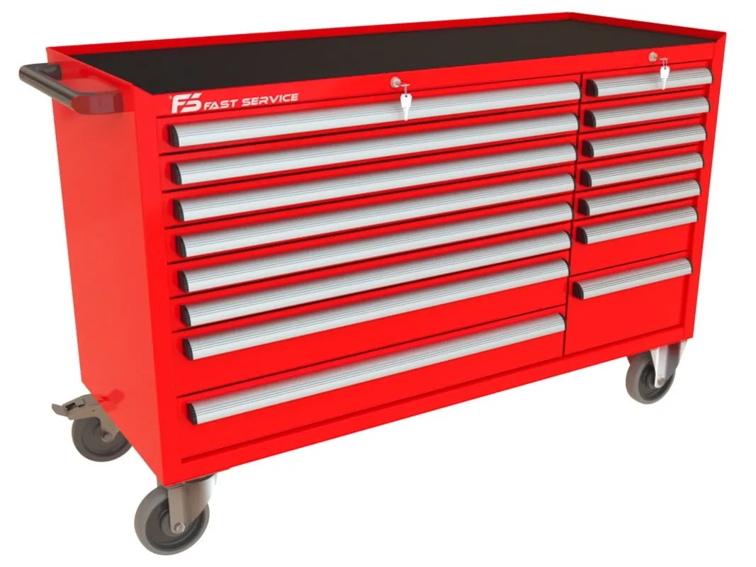 Wózek warsztatowy MEGA z 15 szufladami PM-212-19