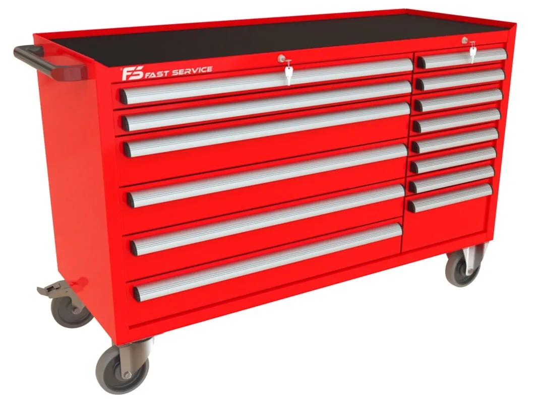 Wózek warsztatowy MEGA z 14 szufladami PM-214-16