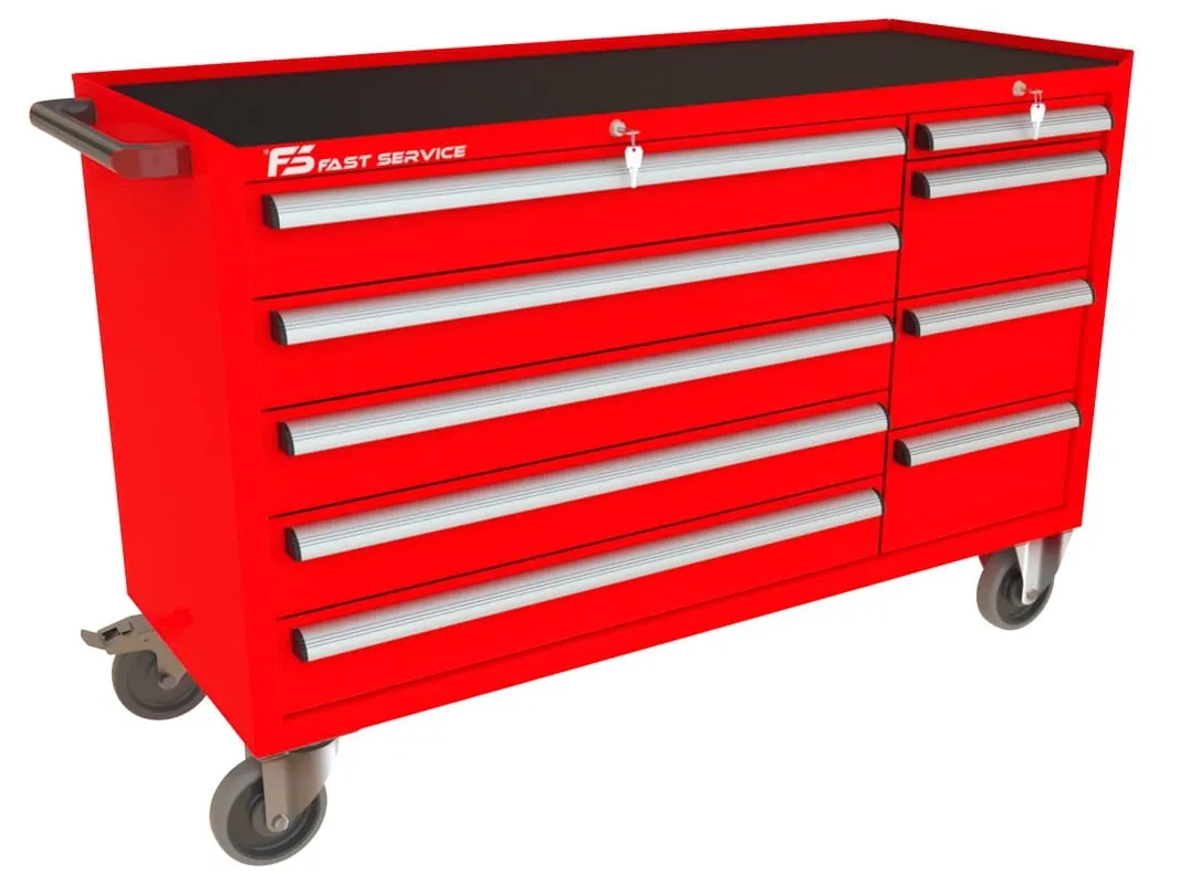 Wózek warsztatowy MEGA z 9 szufladami PM-215-18