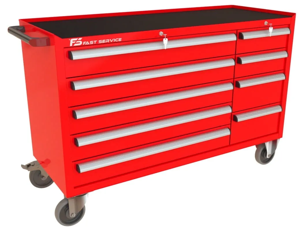 Wózek warsztatowy MEGA z 9 szufladami PM-215-23