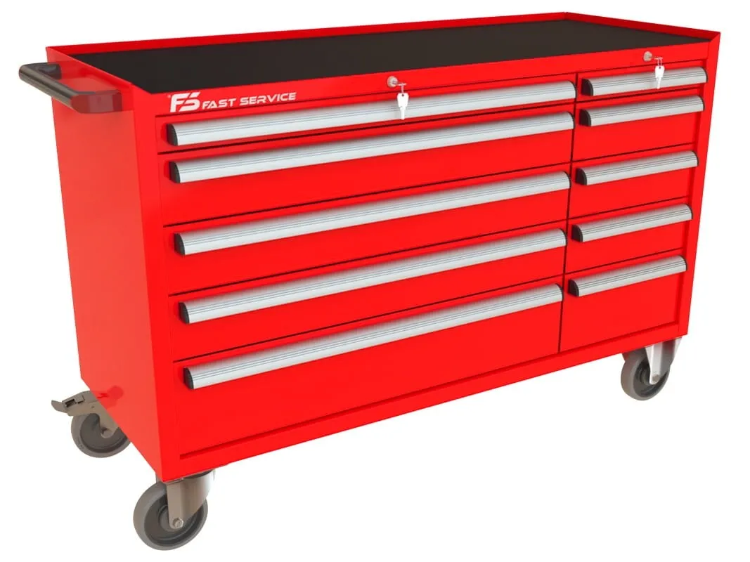 Wózek warsztatowy MEGA z 10 szufladami PM-221-21