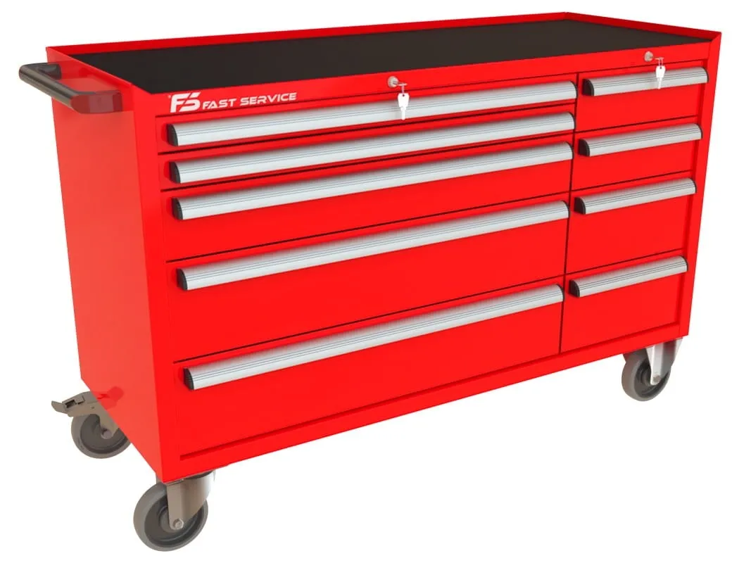 Wózek warsztatowy MEGA z 9 szufladami PM-222-23