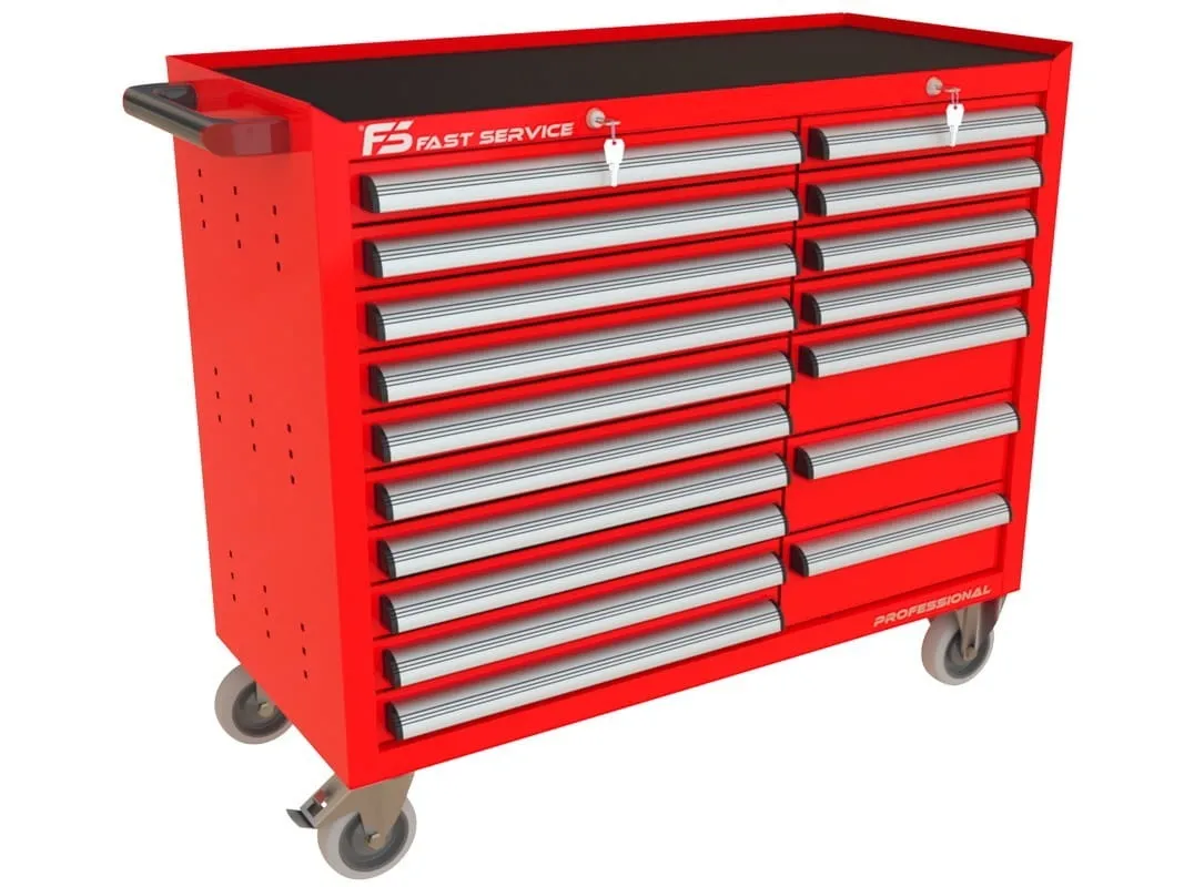 Wózek warsztatowy TRUCK z 17 szufladami PT-210-13