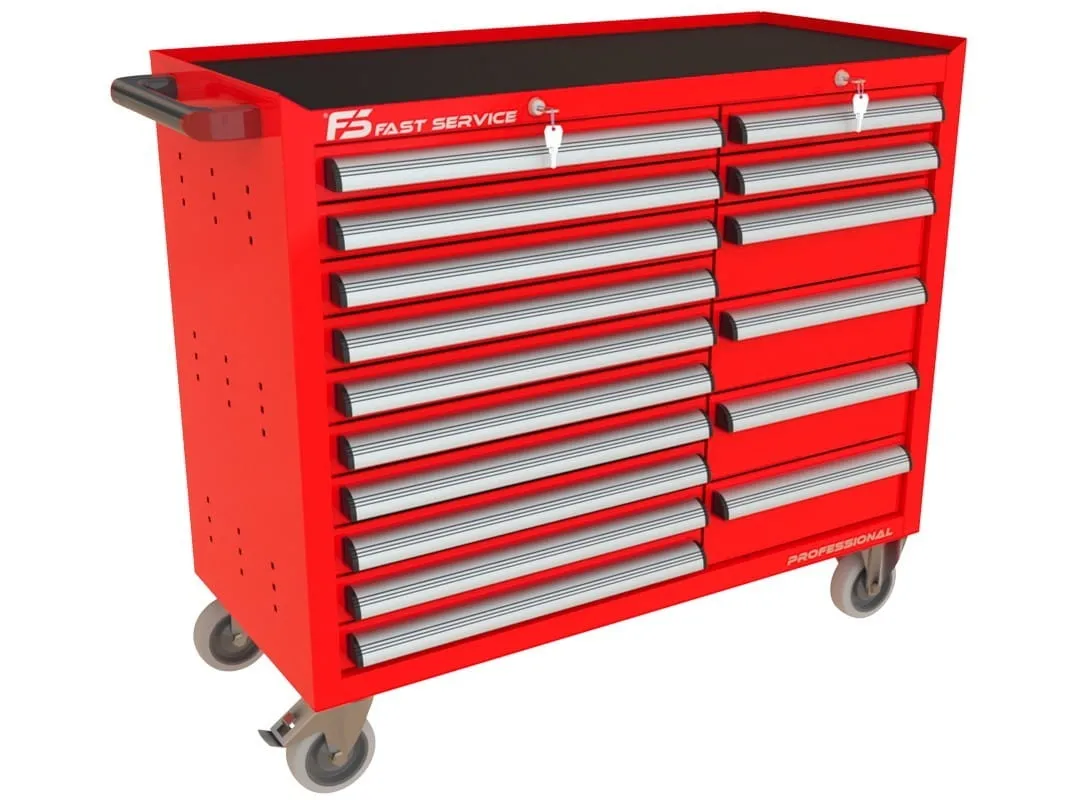 Wózek warsztatowy TRUCK z 16 szufladami PT-210-14