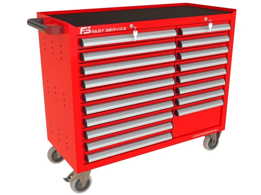 Wózek warsztatowy TRUCK z 18 szufladami PT-210-16