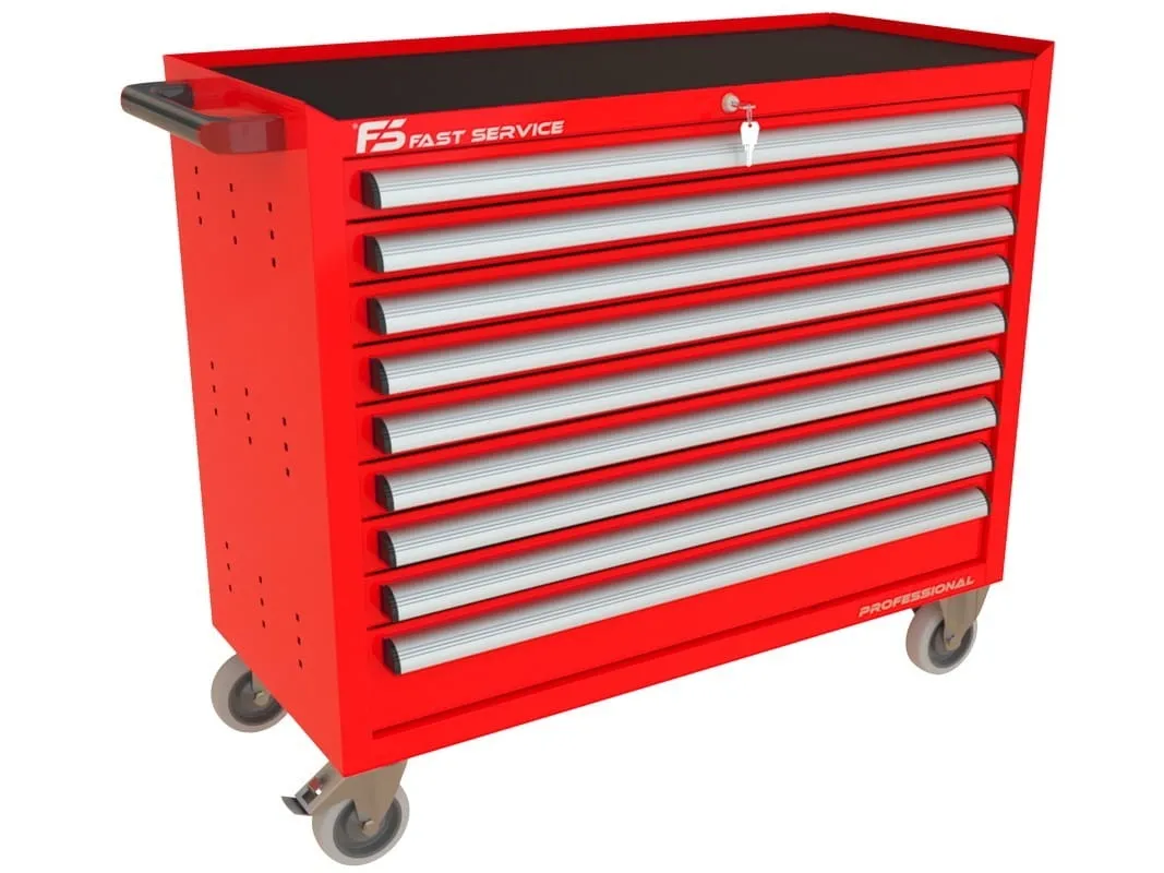 Wózek warsztatowy TRUCK z 9 szufladami PT-211