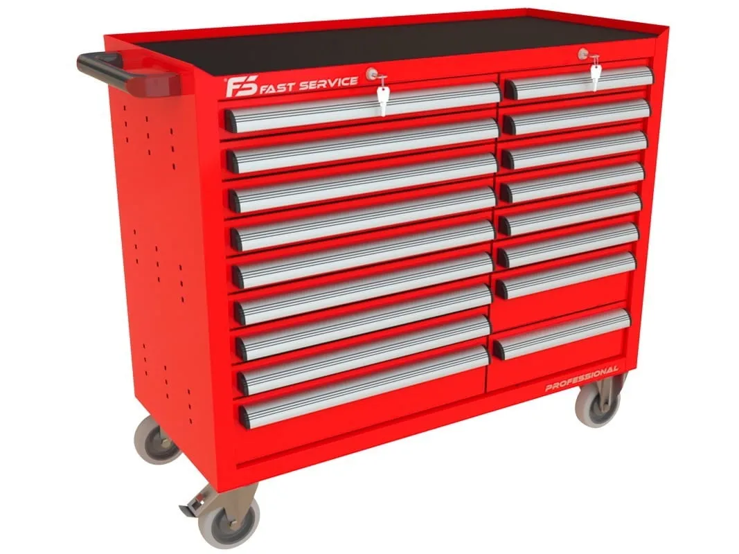 Wózek warsztatowy TRUCK z 17 szufladami PT-211-12