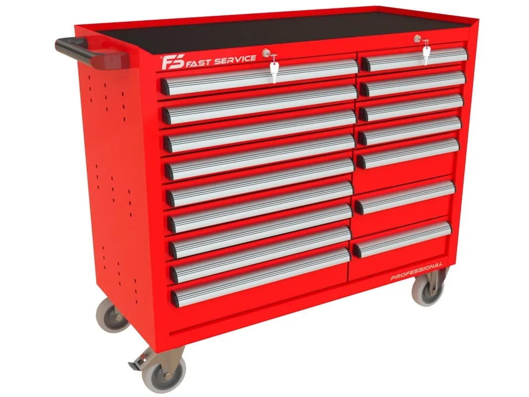 Wózek warsztatowy TRUCK z 16 szufladami PT-211-13