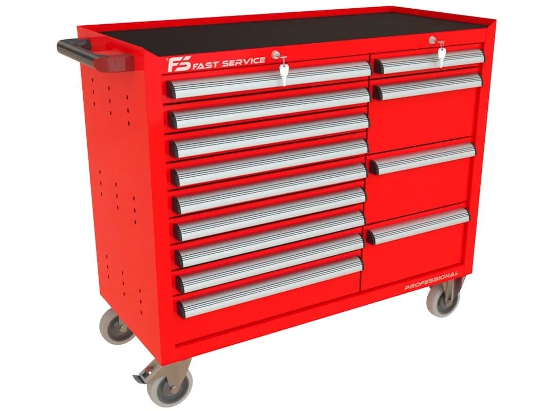 Wózek warsztatowy TRUCK z 13 szufladami PT-211-18