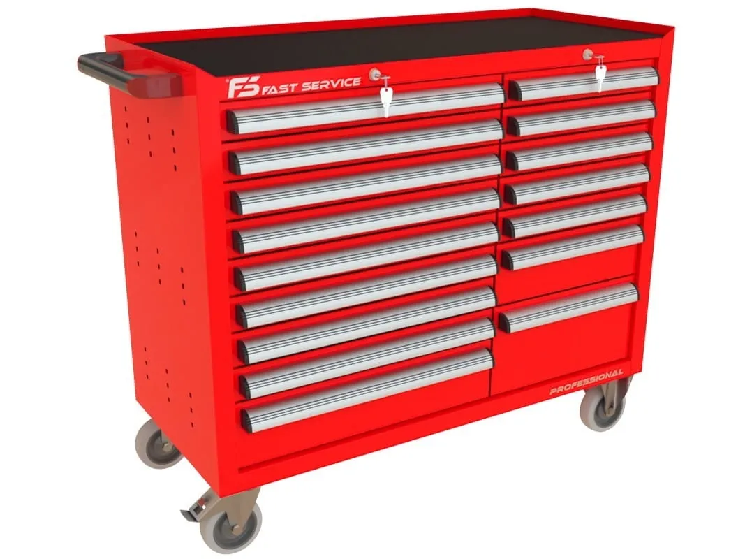 Wózek warsztatowy TRUCK z 16 szufladami PT-211-19