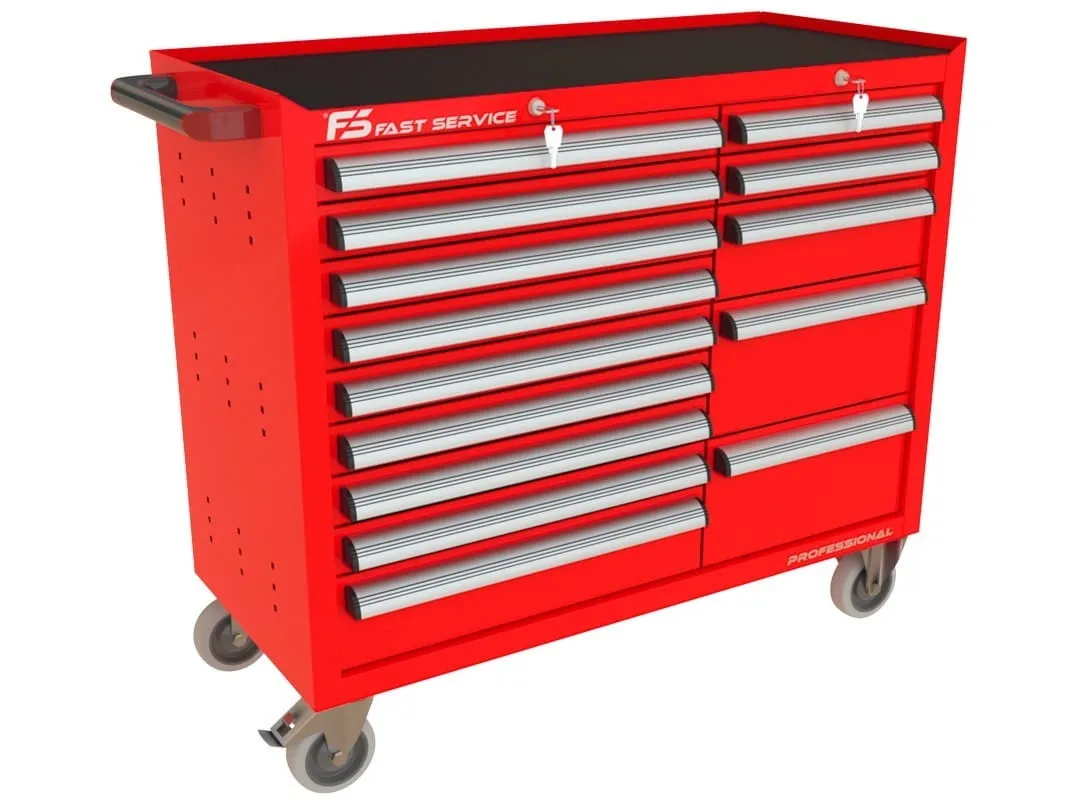 Wózek warsztatowy TRUCK z 14 szufladami PT-211-22