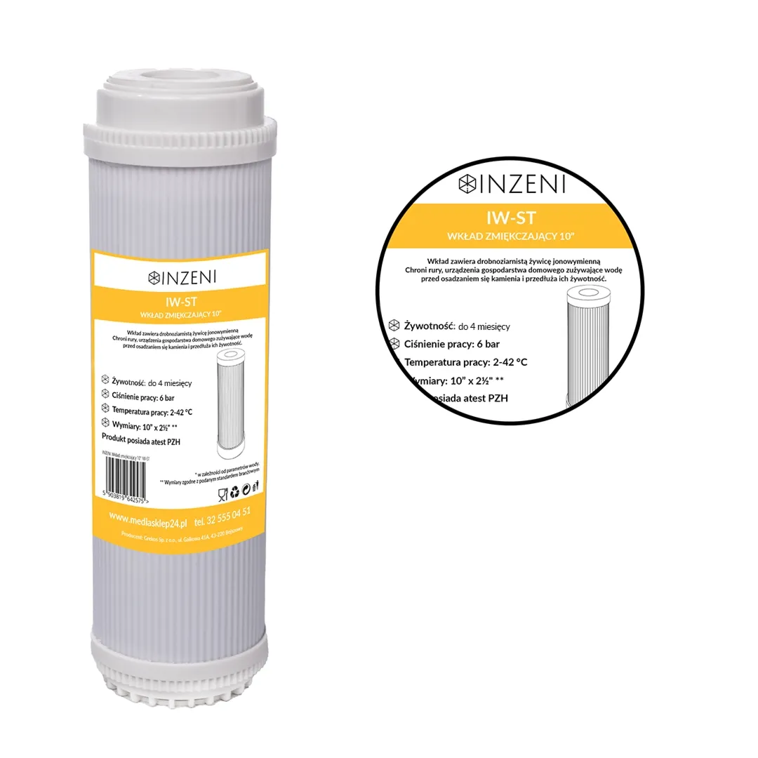INZENI Wkład zmiękczający 10" IW-ST