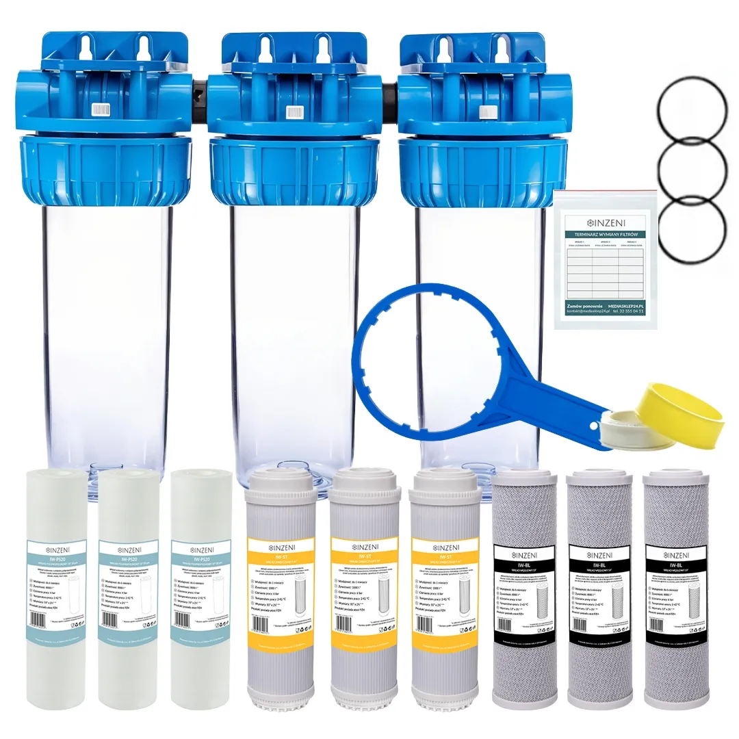 INZENI - Zestaw zmiękczający + filtry