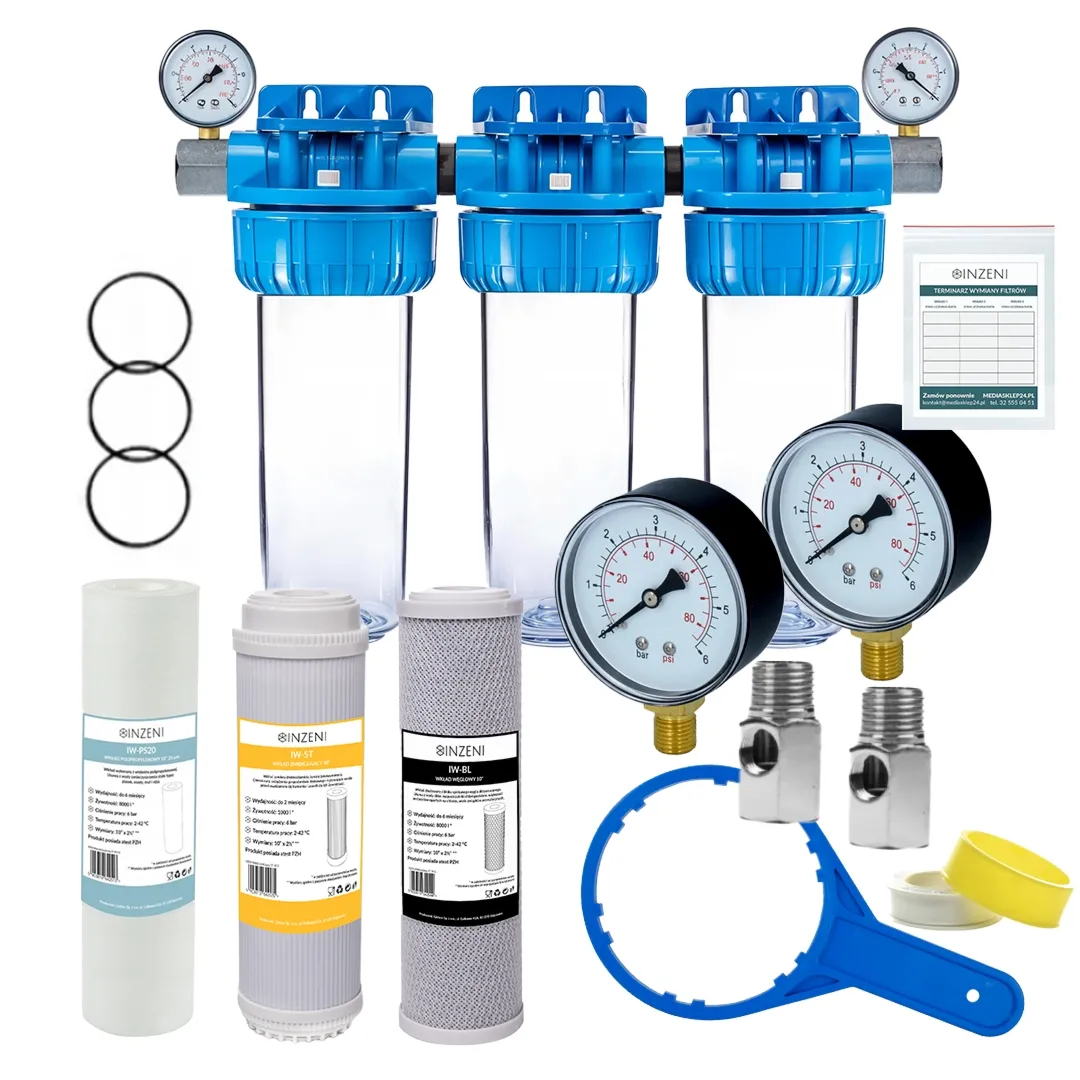 INZENI - Zestaw zmiękczający + manometr