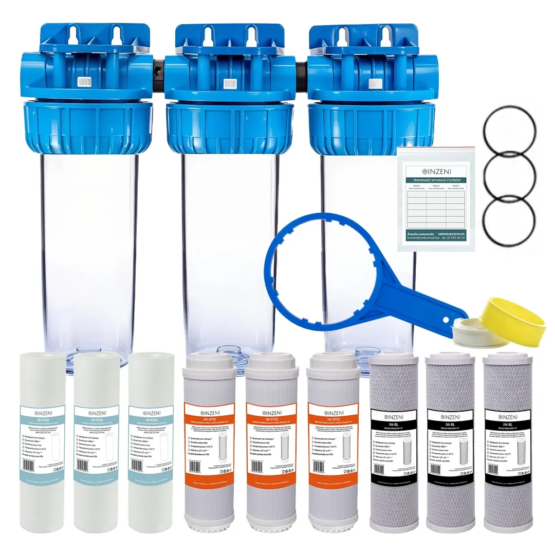 INZENI - zest. odżelaziająco-zmiękczający + filtry