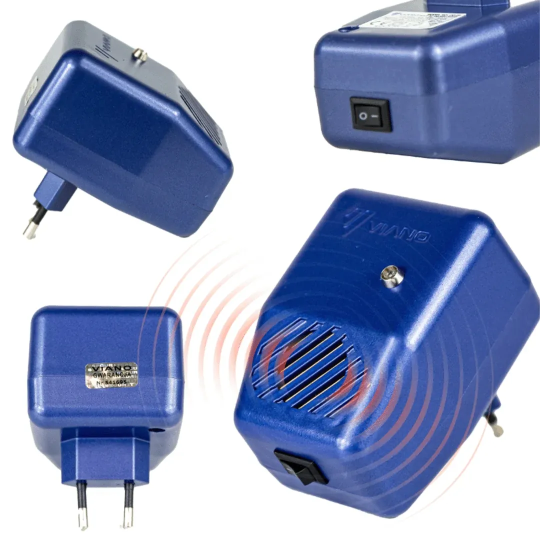 VIANO OD-08 Mocny LED odstraszacz na kuny, myszy szczury