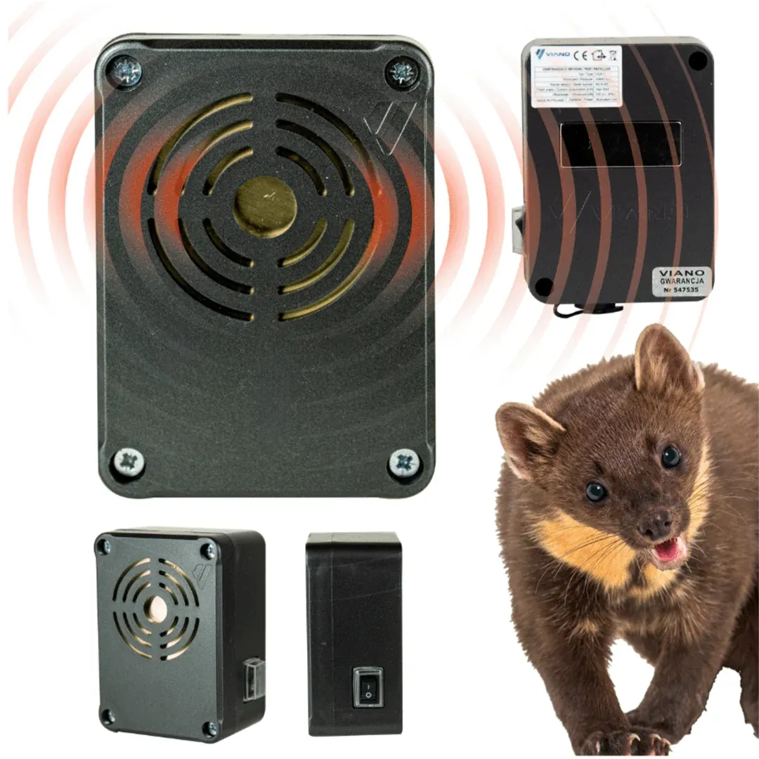 Odstraszacz na kuny, myszy, szczury VIANO ODA-1 bezprzewodowy
