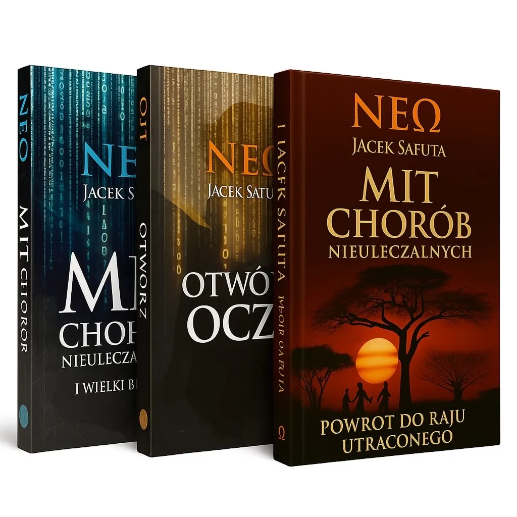 Trylogia Jacka Safuty: Mit Chorób + Otwórz Oczy + Powrót do raju