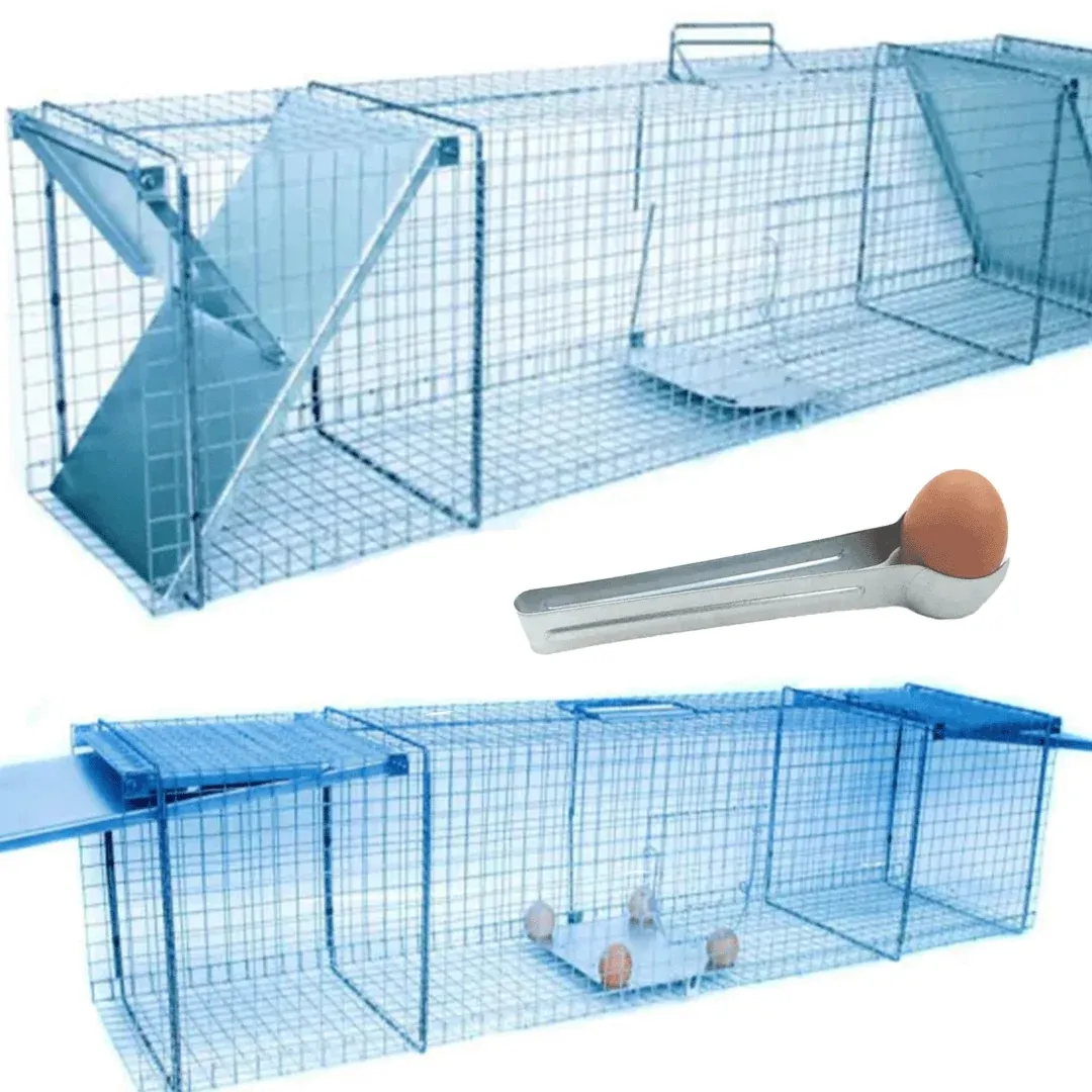 Pułapka żywołowna ZLL2D 145x31x36 srebrna