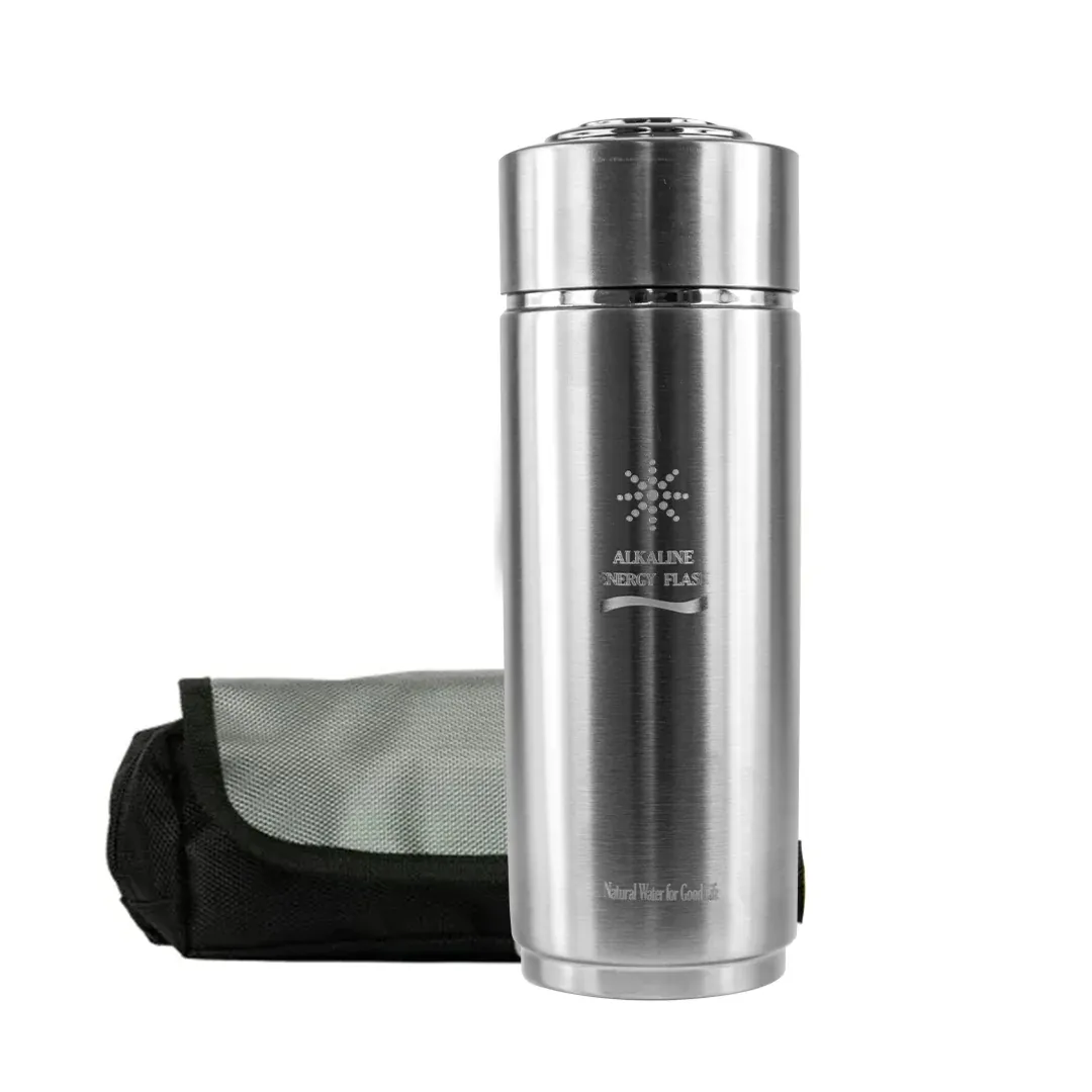 Jonizator wody Alkaline Water Flask srebrny POKR