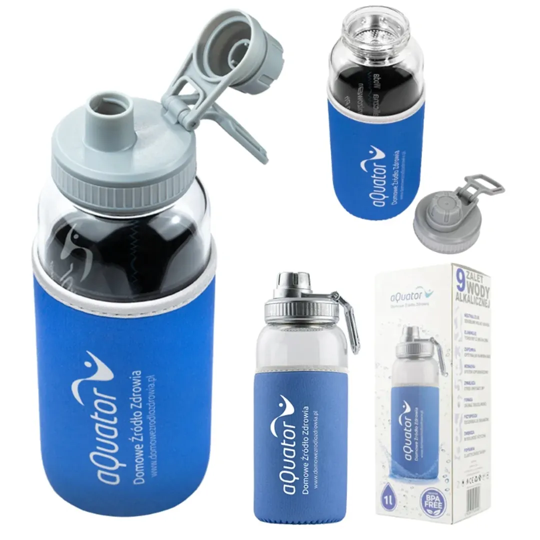 Butelka szklana 1l aQuator