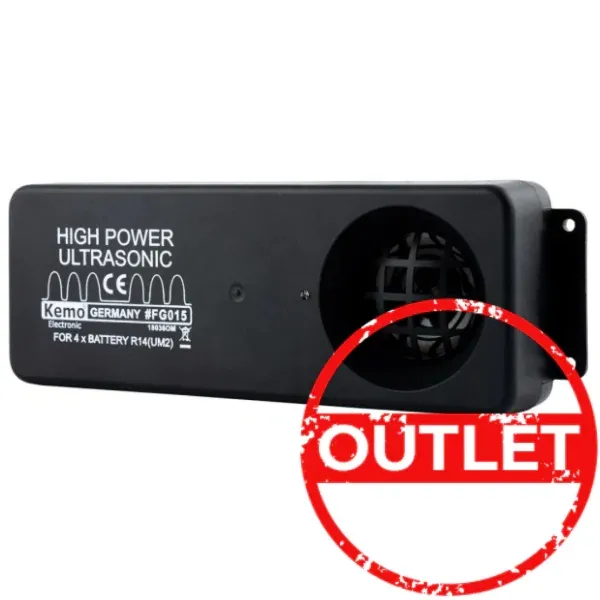 [OUTLET] Odstraszacz kun, łasic, gryzoni: 4x1,5 V KEMO FG015