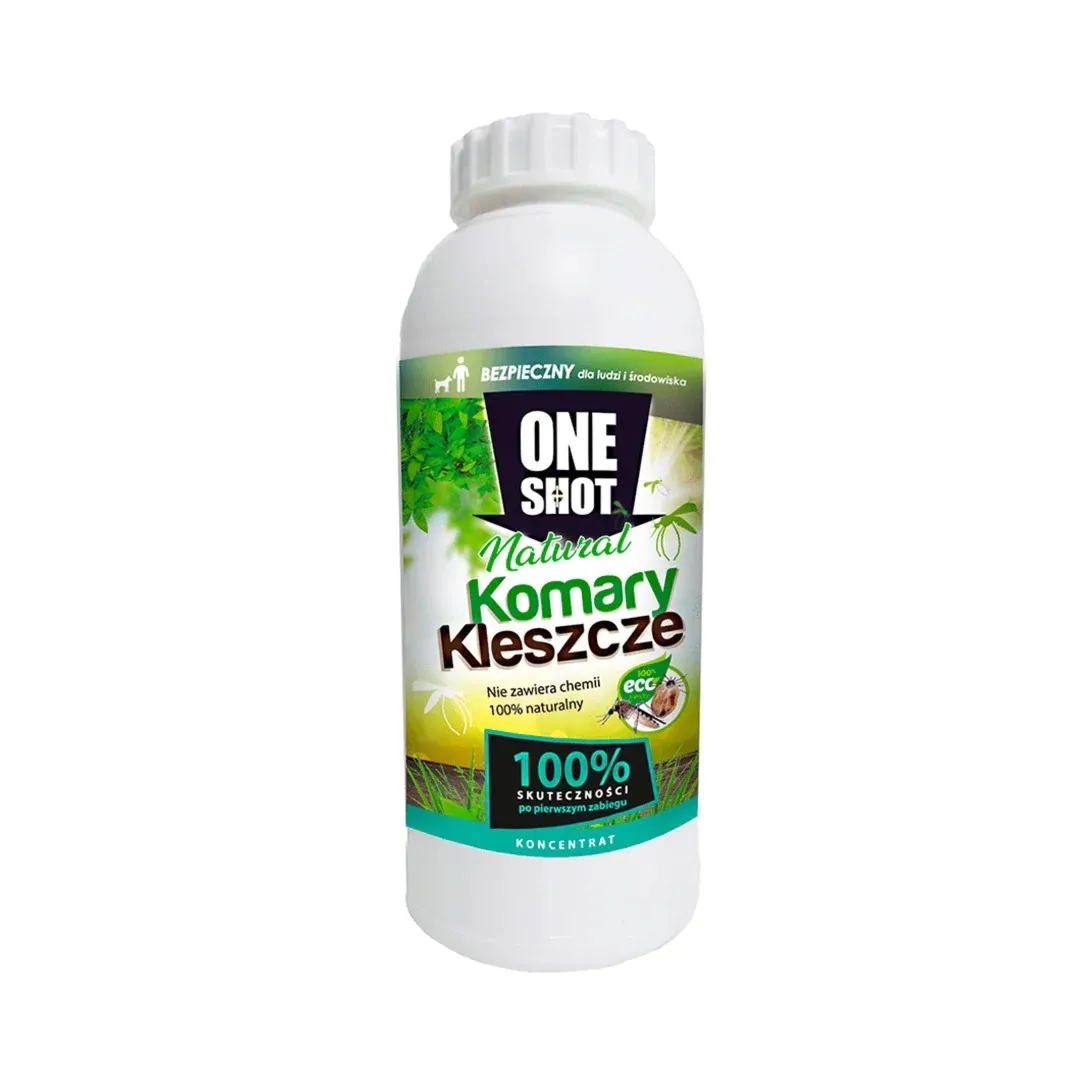 ONE SHOT Natural na komary i kleszcze  KONC. 1L