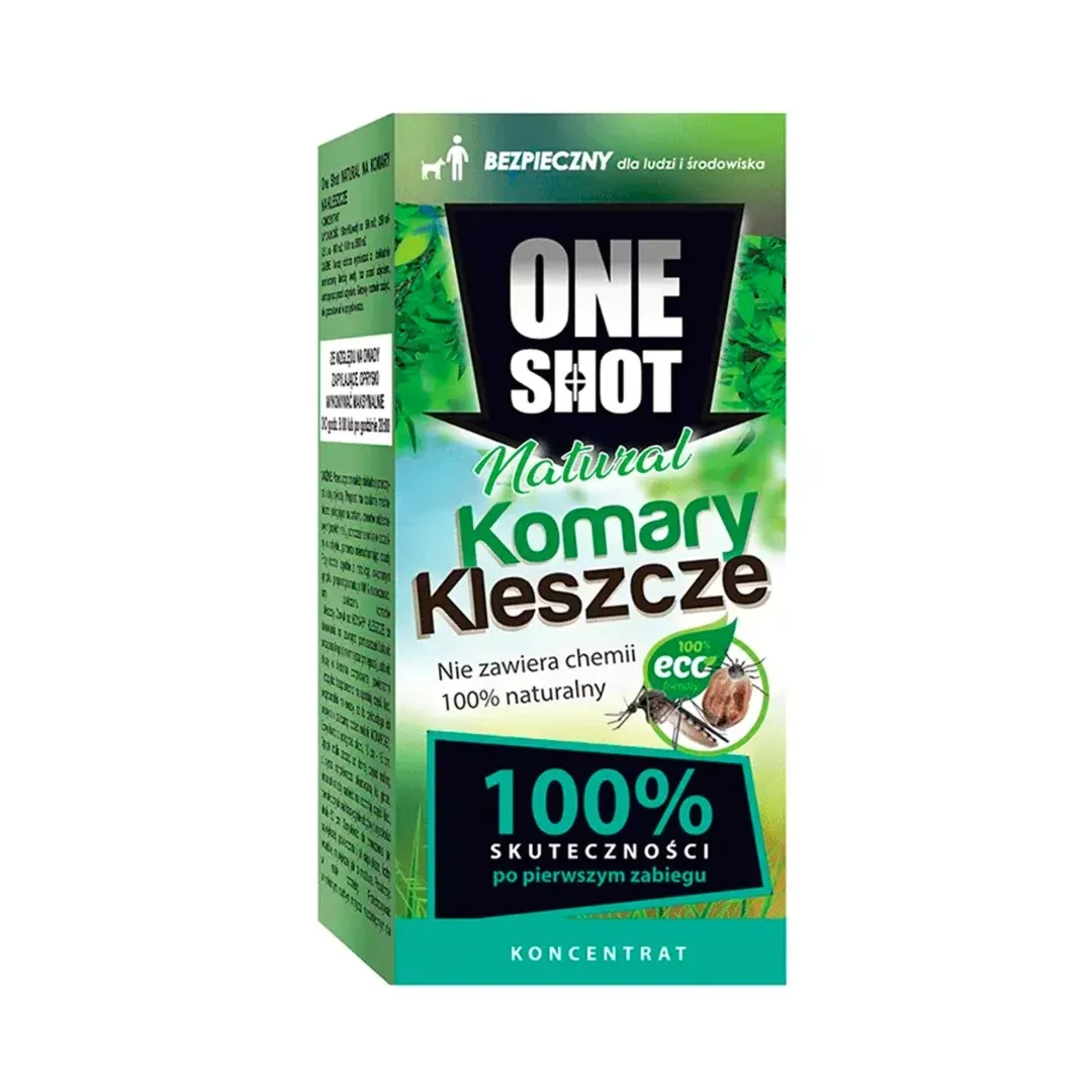 ONE SHOT Natural na komary i kleszcze  KONC. 250ml