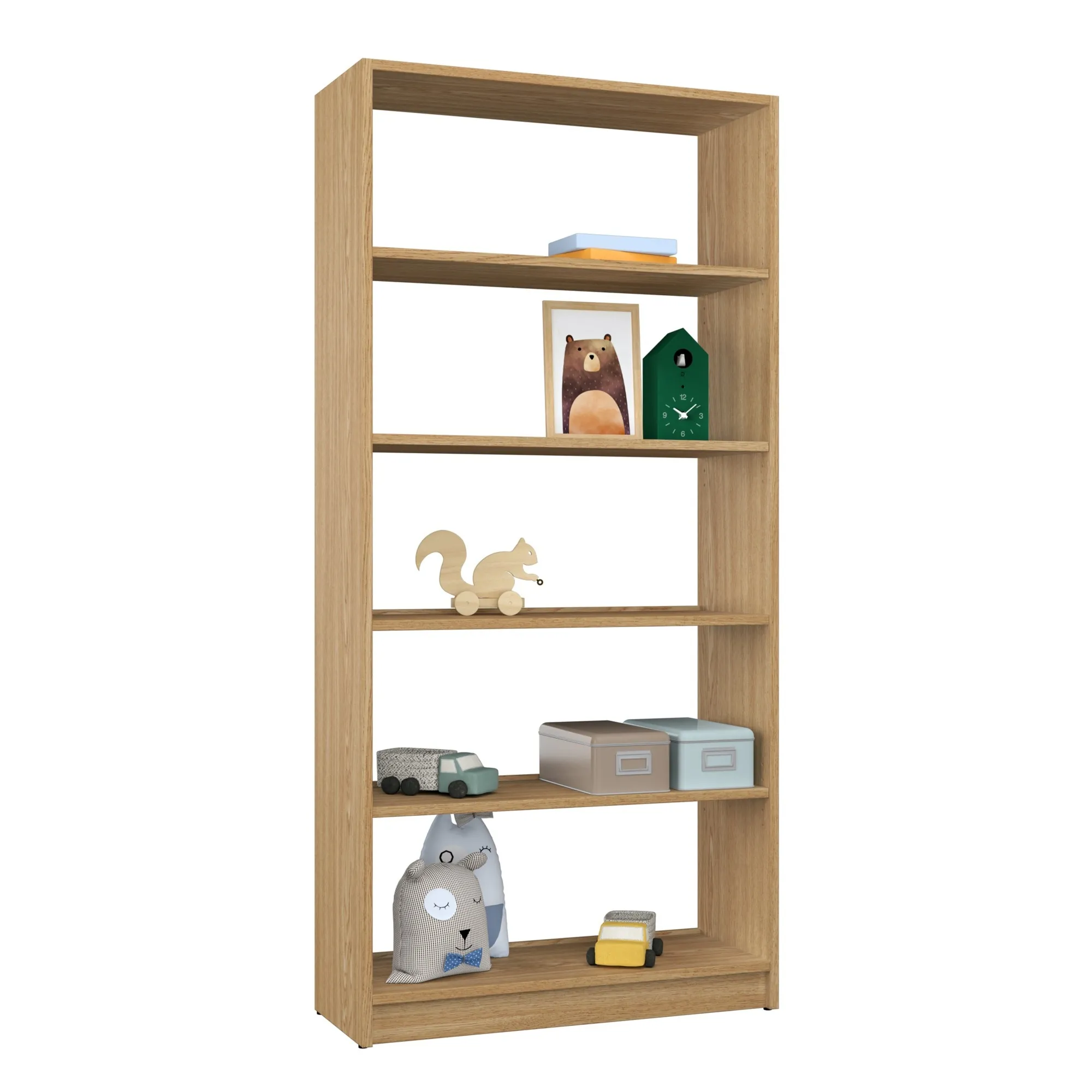 Dębowy regał N01