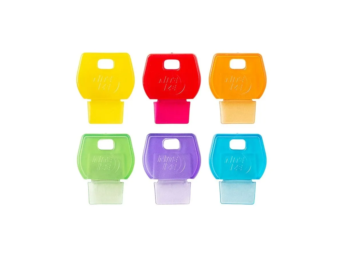 Niteize IDENTIKEY COVERS 6PZ KID2-A1-6R7
