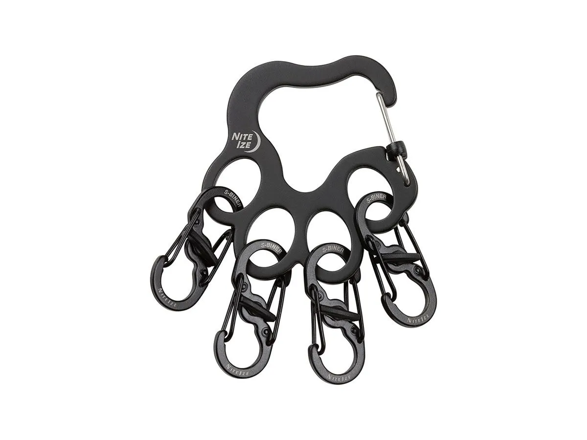 Niteize PAWPRINT LOCKER KEYRACK Black KLKW-01-R6