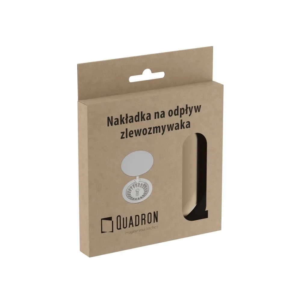Nakładka na odpływ 3 1/2 " pure carbon / czarny mat