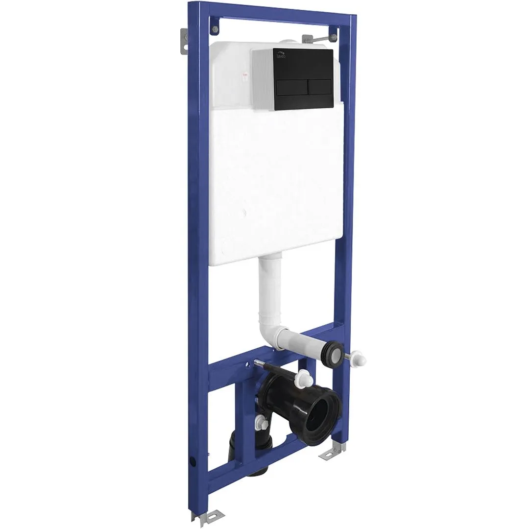 LAVEO Akan - stelaż podtynkowy do zabudowy lekkiej z przyciskiem