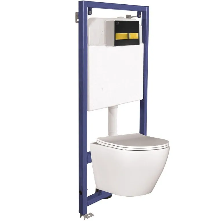 LAVEO VMDB600S Akan i Desna - zestaw podtynkowy, stelaż, miska i przycisk