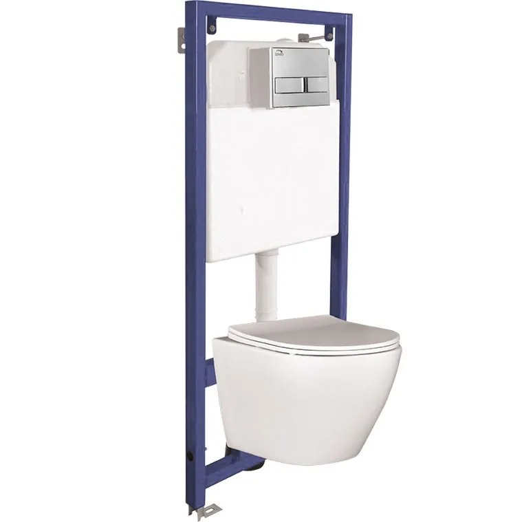 LAVEO VMDA600S Akan i Desna - zestaw podtynkowy, stelaż, miska i przycisk