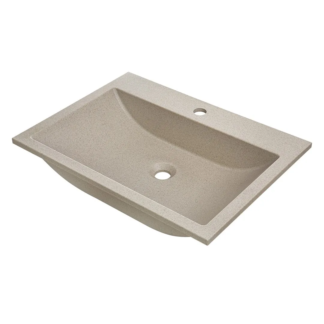 LAVEO Albano - umywalka meblowa granitowa