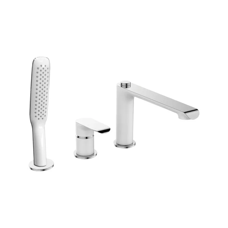 LAVEO Alea - bateria wannowa stojąca 3-otworowa