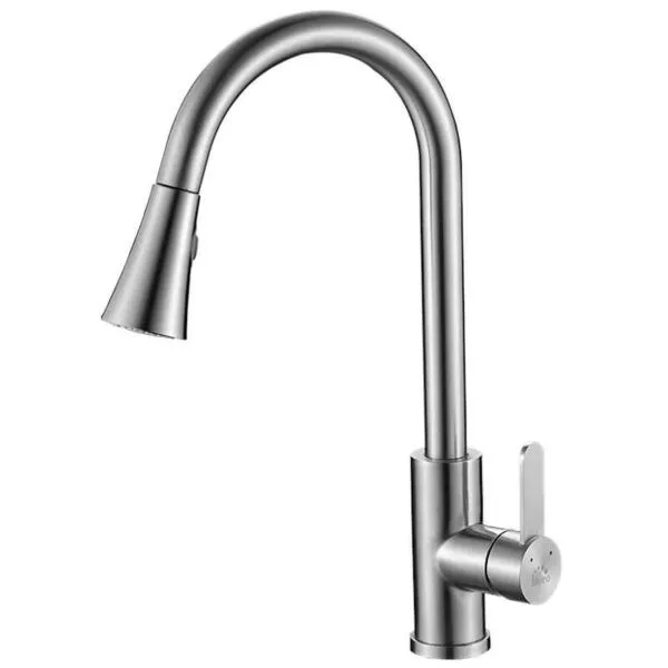 LAVEO Bona - bateria zlewozmywakowa stojąca z wyciąganą wylewką U